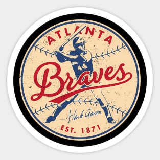 Atlanta Braves 1 By Buck Sticker